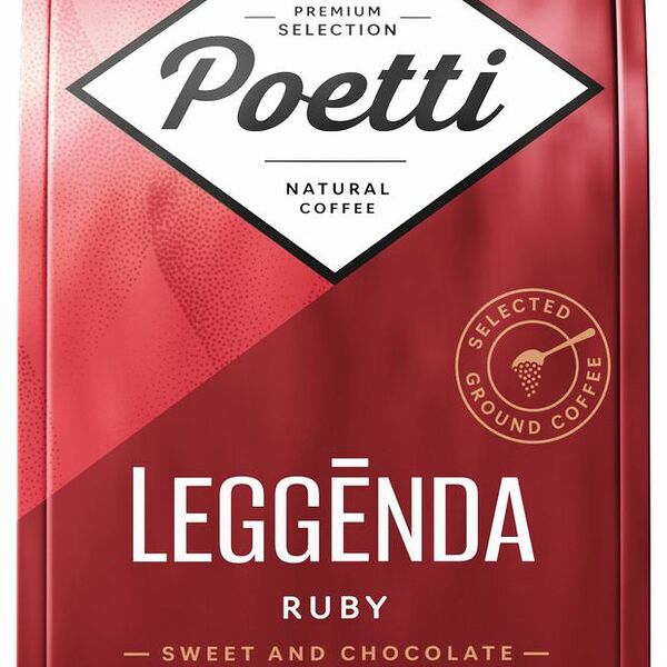 Кофе молотый Poetti Leggenda Ruby, 250 г