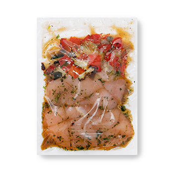 

Филе цыпленка-бройлера Азбука вкуса с овощами в пакете для запекания вес