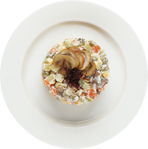 

Салат Лента Fresh Оливье постный с шампиньонами вес