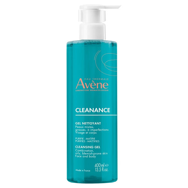 Гель очищающий Avene Cleanance для проблемной кожи лица 400 мл