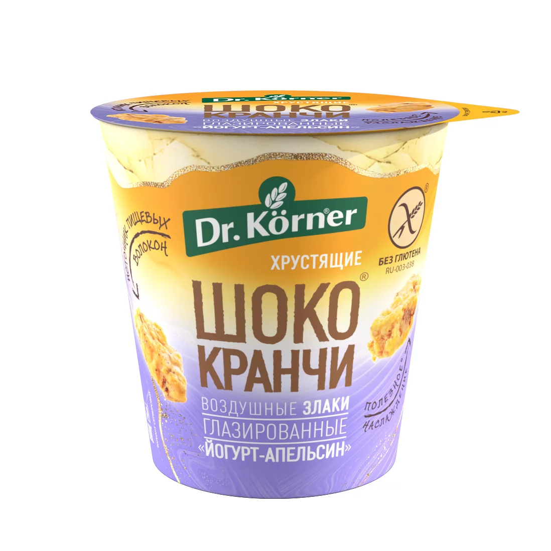 

Продукт зерновой Dr. Korner Шококранчи злаковые Апельсиновые с йогуртом 40 г
