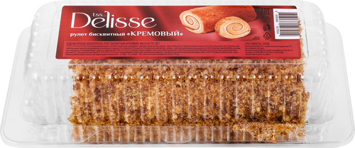 

Рулет бисквитный Delisse кремовый 300 г