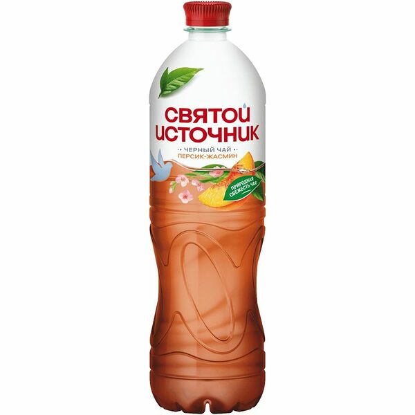 Чай черный Святой Источник персик-жасмин 1 л