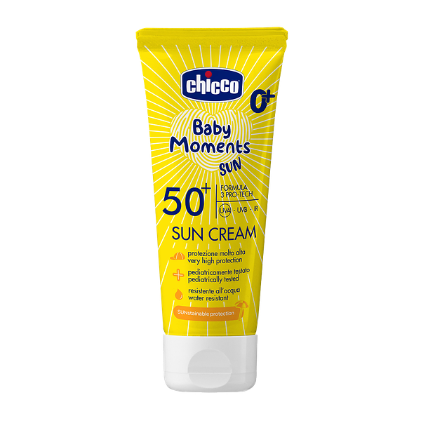 Крем солнцезащитный Chicco Baby moments Sun SPF50+ 75 мл