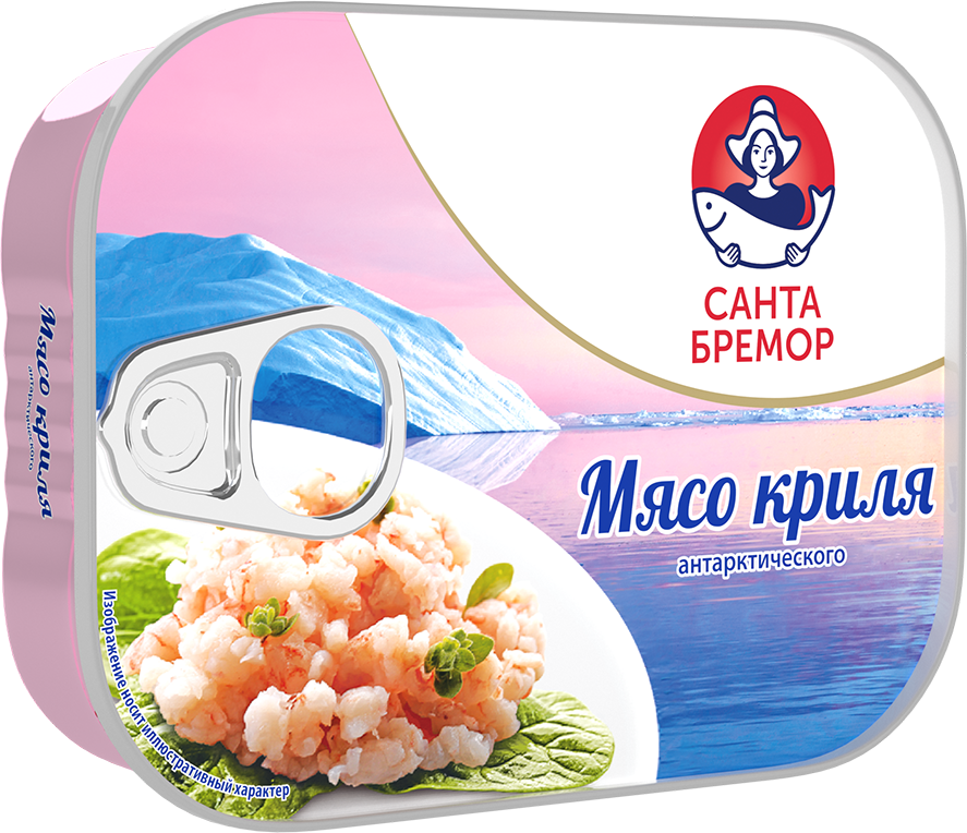 

Мясо криля антарктического Русское море в заливке 100 г