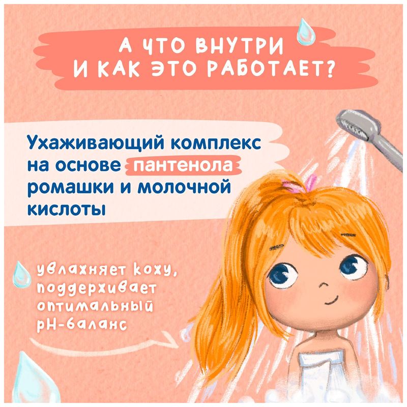 

Гель для интимной гигиены Моё Солнышко для девочек с 3-х месяцев 200 мл