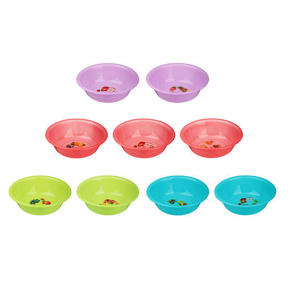 Миска пластиковая, 20 см, в ассортименте