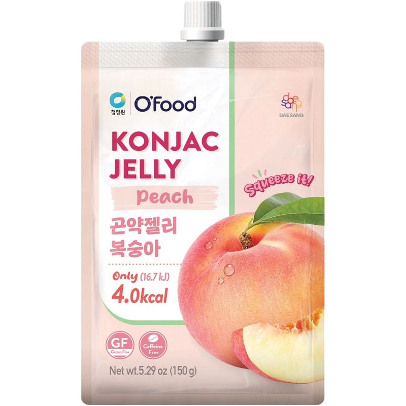 

Желе O'Food Daesang из конняку со вкусом персика 150 г