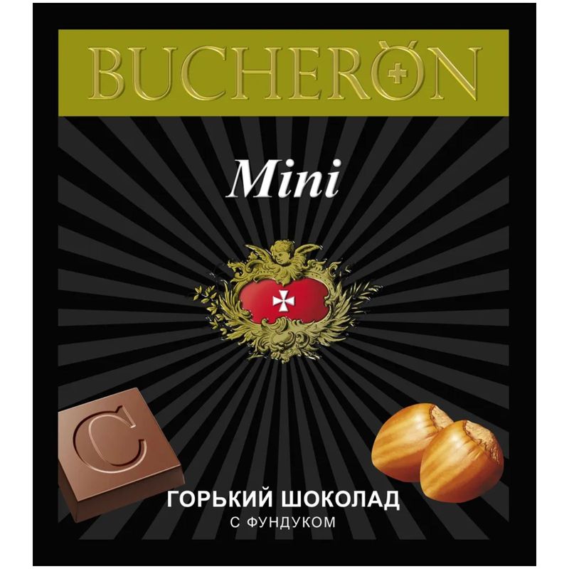 

Шоколад Bucheron Mini с фундуком горький 40 г