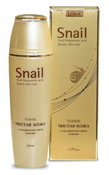 Тоник для лица Ullex Snail чистая кожа с экстрактом слизи улитки 120 мл