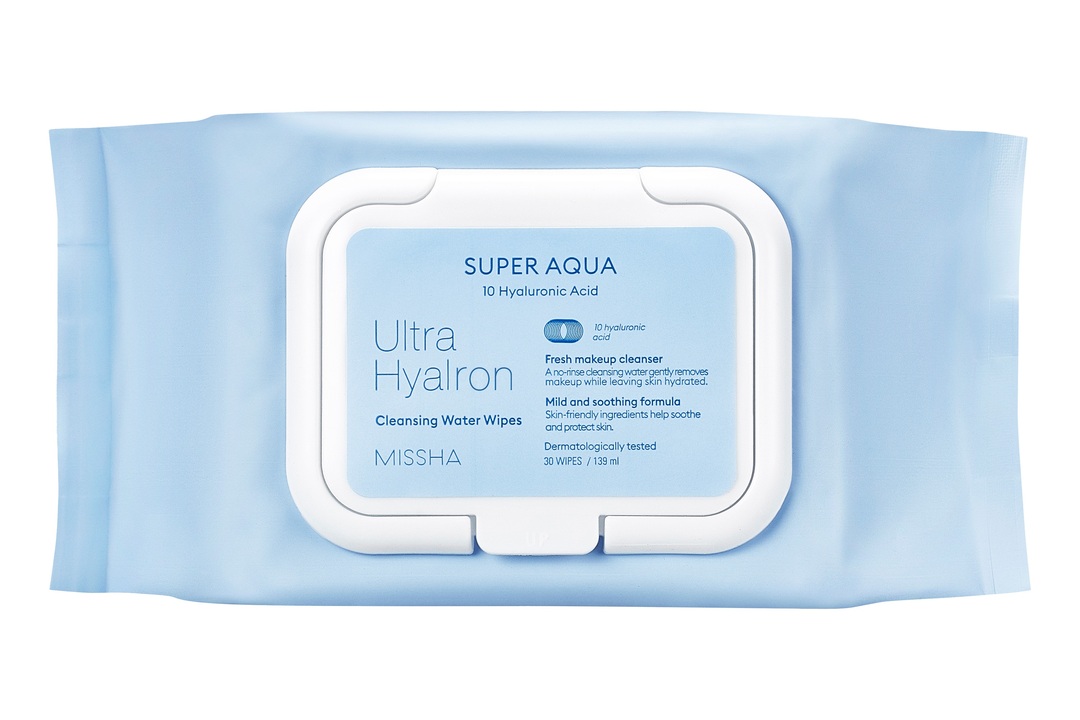 

Салфетки для умывания и снятия макияжа Missha Aqua Ultra Hyalron 30 шт