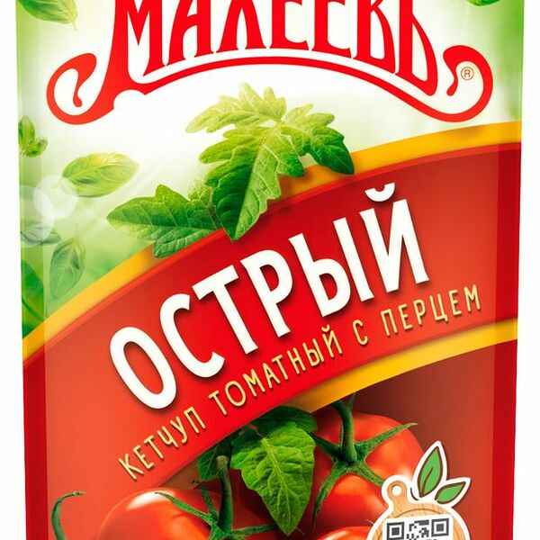 Кетчуп Махеевъ острый с перцем 300 г