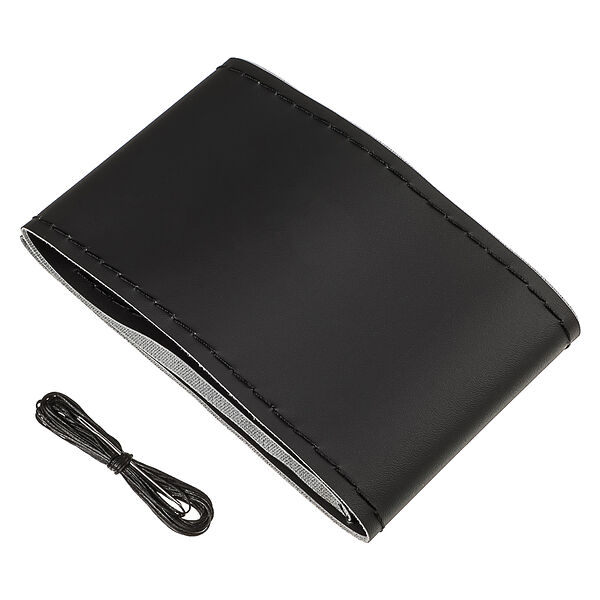 Ng оплетка руля, эко кожа, черная (игла+нить), прошивка