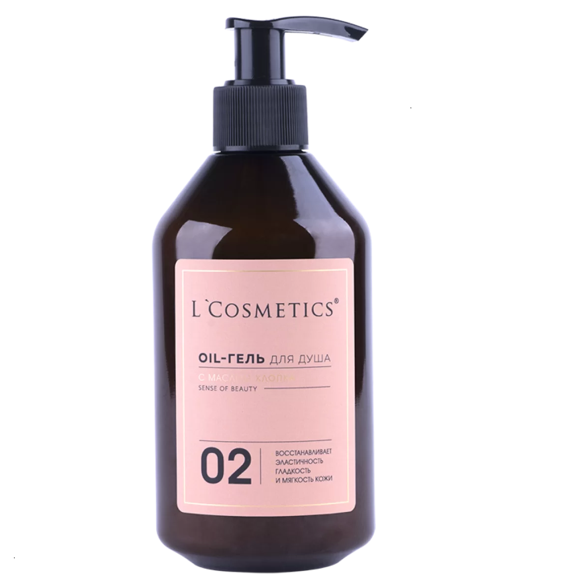 

Масляный гель для душа L`Cosmetics с маслом хлопка 250 мл
