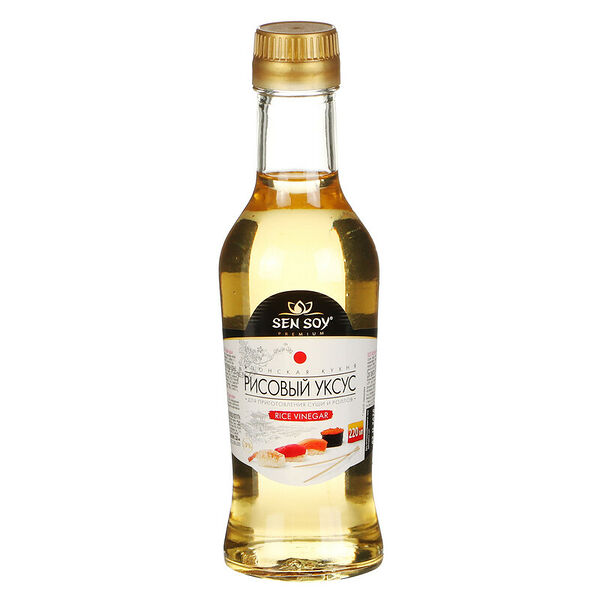 Уксус рисовый Sen Soy Premium для приготовления суши и роллов 3% 220 мл