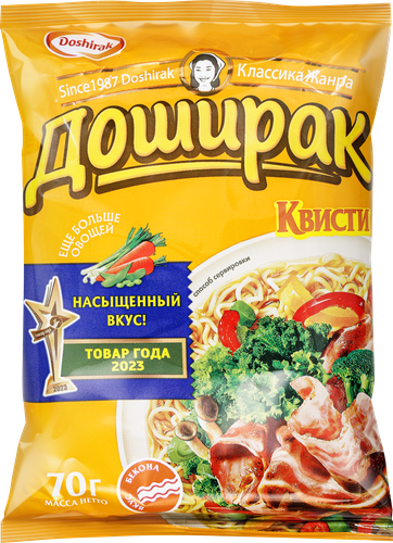 

Лапша Доширак Квисти бекон 70 г