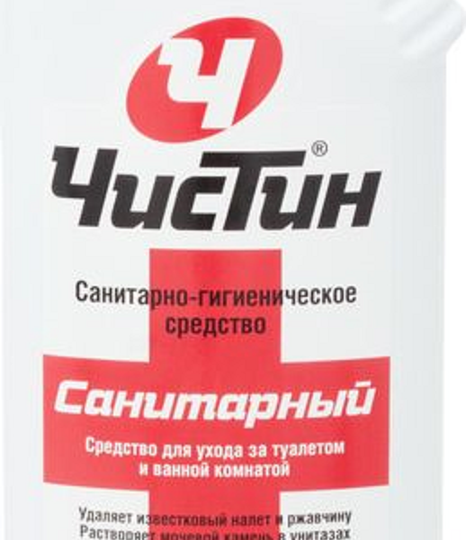 Санитарно-гигиеническое средство Чистин для туалета и ванной Санитарный 750 мл