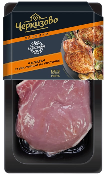 

Стейк на косточке Черкизово Чалагач свиной 350 г