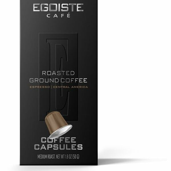 Кофе в капсулах Egoiste Espresso молотый, 50 г