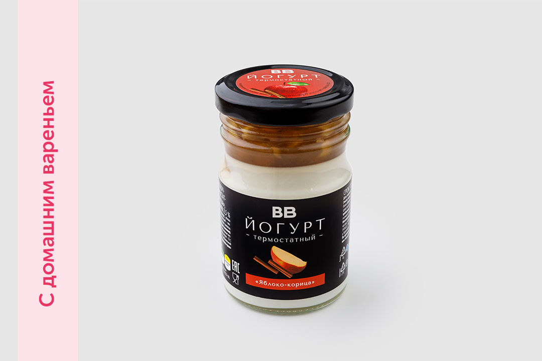 

Йогурт термостатный Яблоко-корица 2,5% 200 г