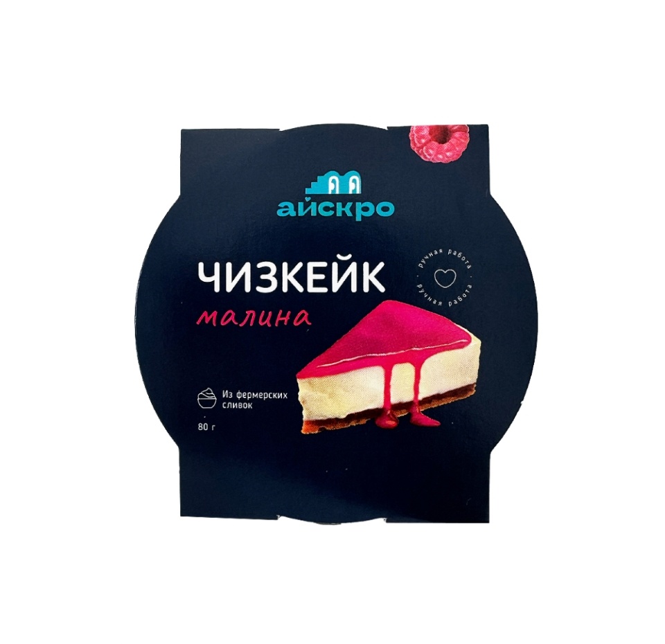 

Молочный чизкейк АйсКро с малиной БЗМЖ 80 г