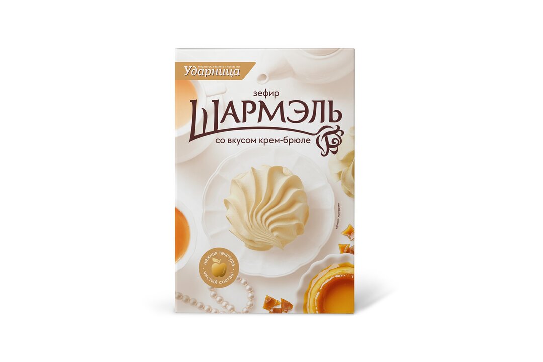 

Зефир Шармэль со вкусом крем-брюле 255 г