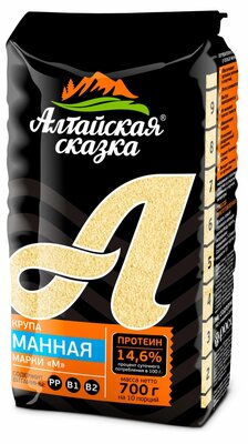 Крупа манная Алтайская сказка Марка 700 г