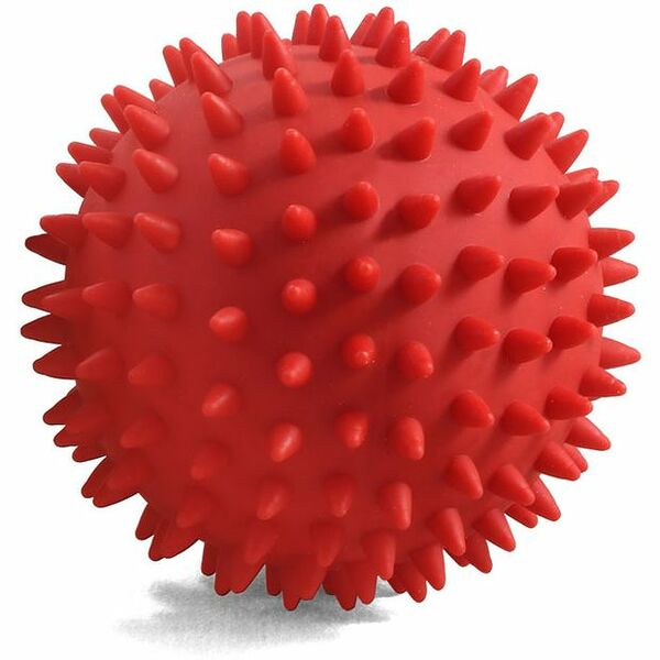 Игрушка из винила Triol Мяч игольчатый для собак 90 мм, 1 шт., цвет в ассортименте