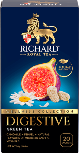 

Чай зеленый Richard Digestive 20 пакетиков, 30 г