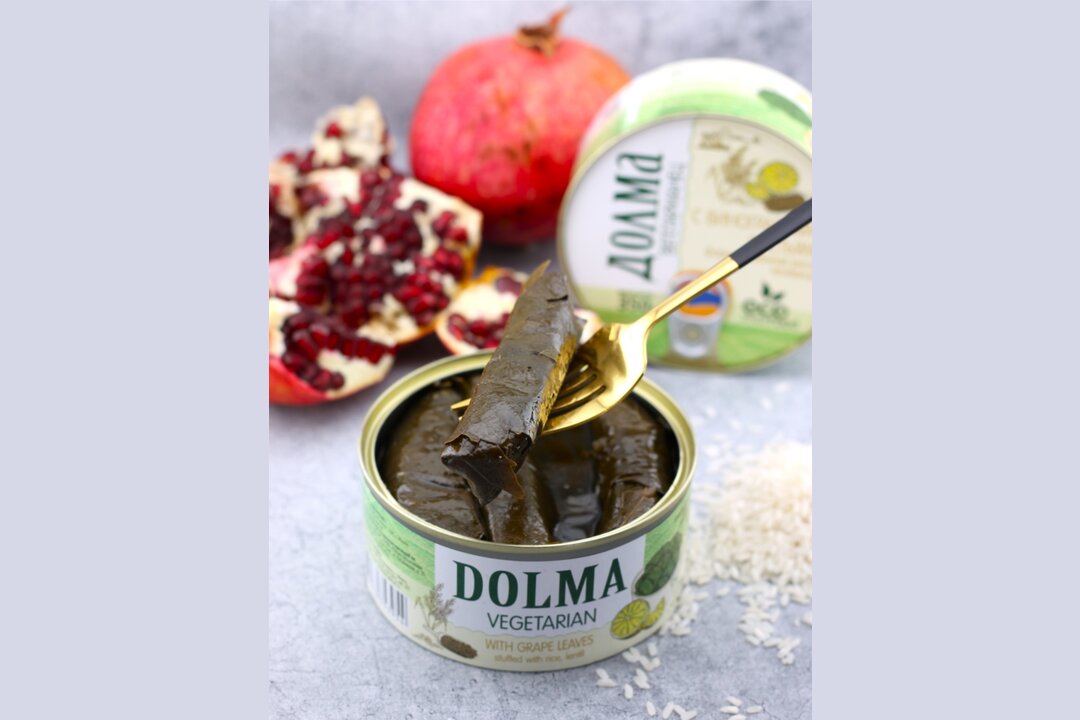 

Долма Ecofood Armenia Вегетарианец с виноградными листьями, рисом и чечевицей 500 г