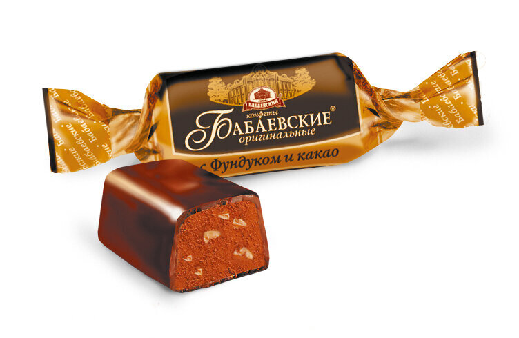 

Конфеты Бабаевский Оригинальные с фундуком и какао, вес