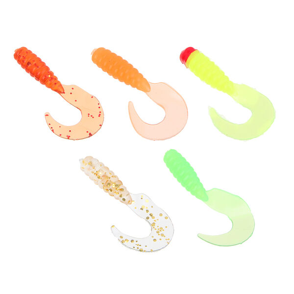 Azor fishing приманка мягкая k.good , силикон, 4см, 12шт. в уп, 5 цветов в ассортименте