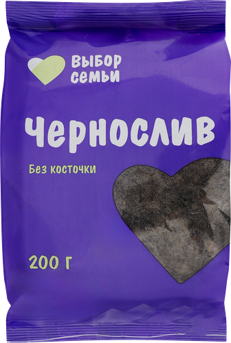 Чернослив Выбор семьи без косточки 200 г