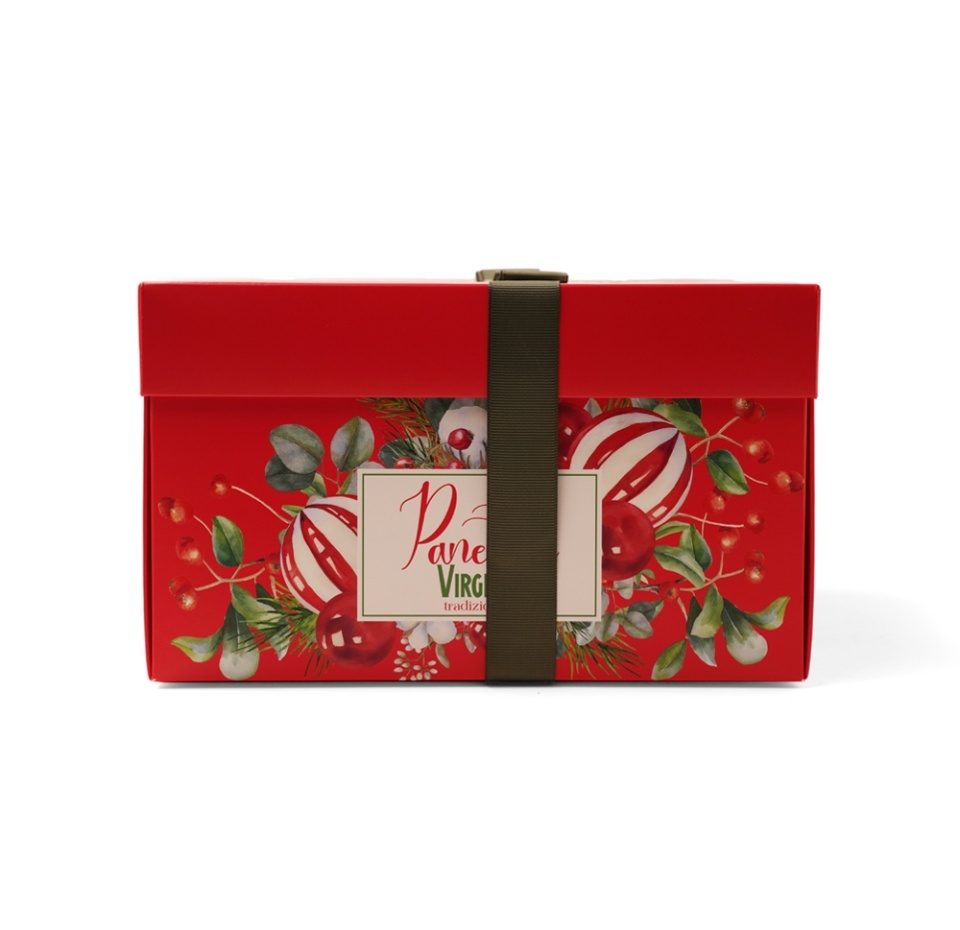 

Кулич Virginia Amaretti Panettone классический с изюмом и цукатами в подарочной упаковке 750 г, Италия