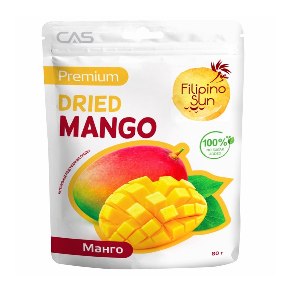 

Манго Filipino Sun сушеное 80 г