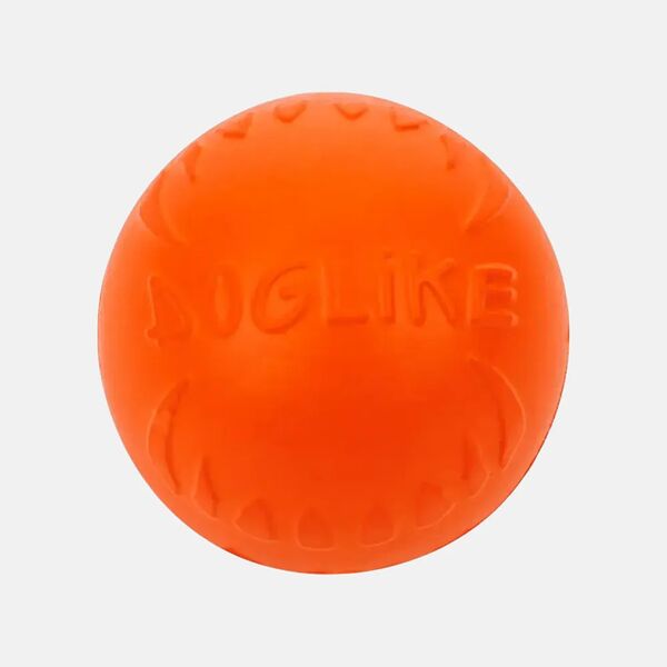 Игрушка для собак Мяч диаметр 6,5 см малый оранжевый, для собак малых и средних пород (снаряд)
