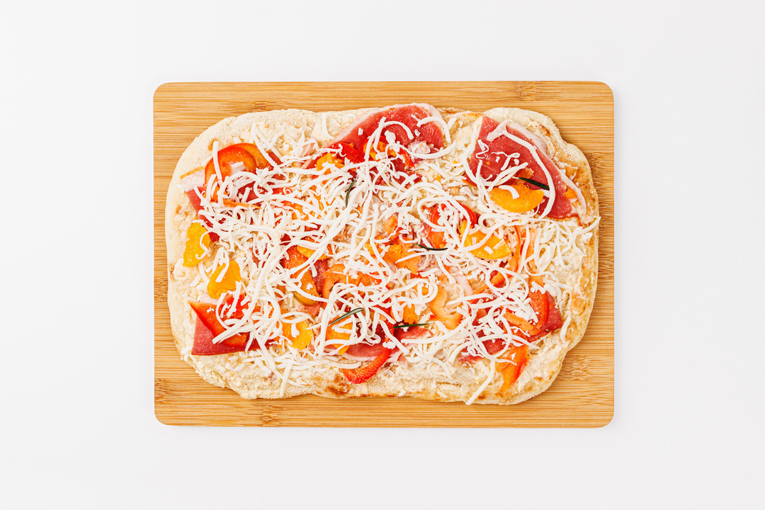 

Пицца римская ВкусВилл с уткой и мандарином под апельсиновым соусом, замороженная 460 г