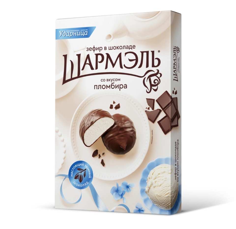 

Зефир в шоколаде Шармэль со вкусом пломбира 250 г