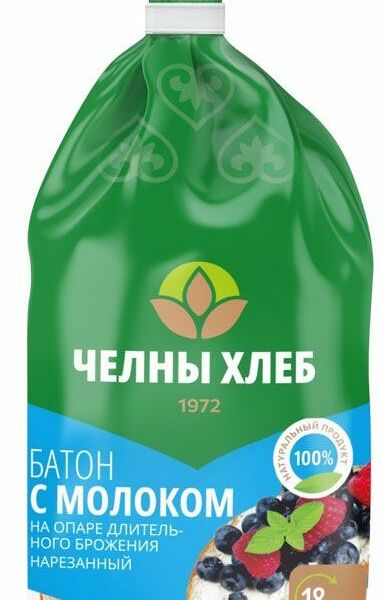 Батон Челны-Хлеб с молоком нарезанный, 250 г