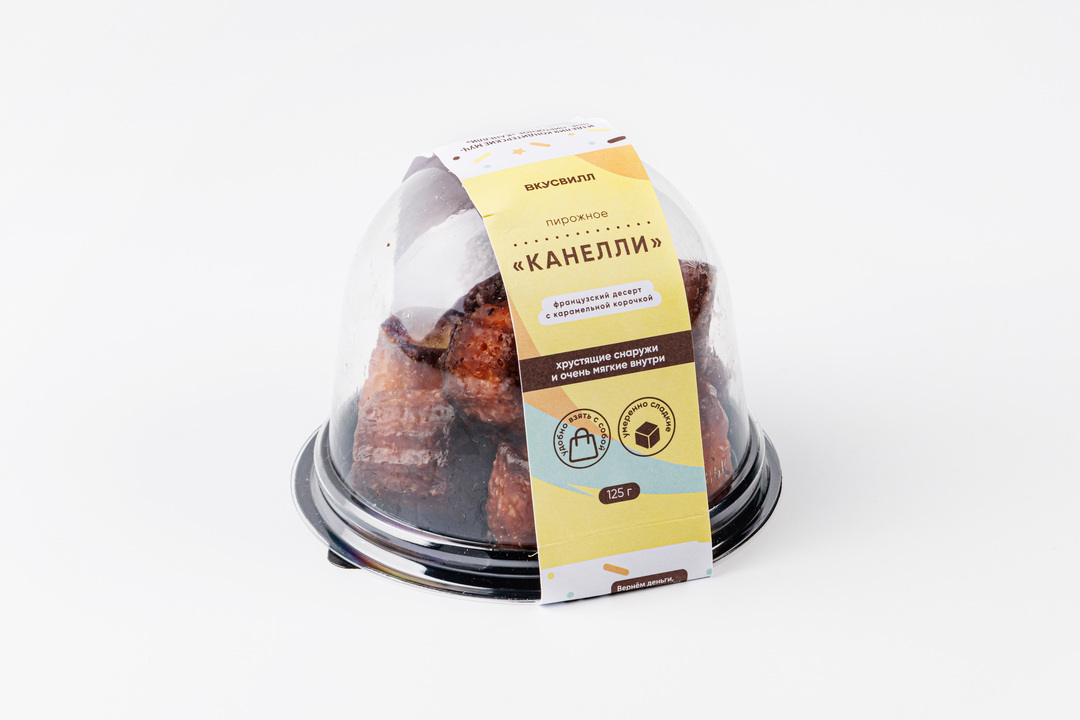 

Пирожное ВкусВилл Канелли 125 г