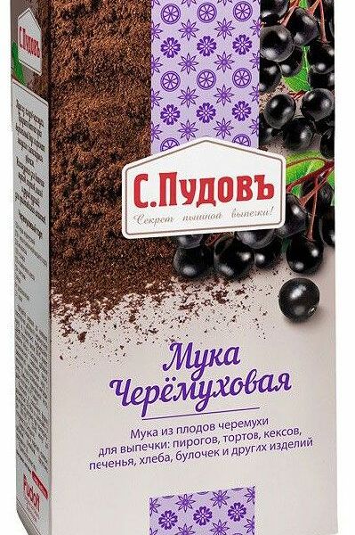 Мука черёмуховая С. Пудовъ, 150 г