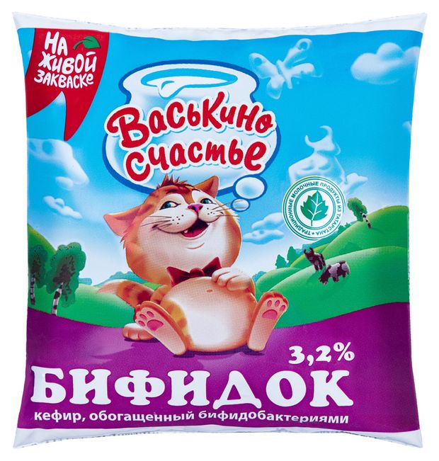 

Бифидок Васькино Счастье 3.2% 450 мл