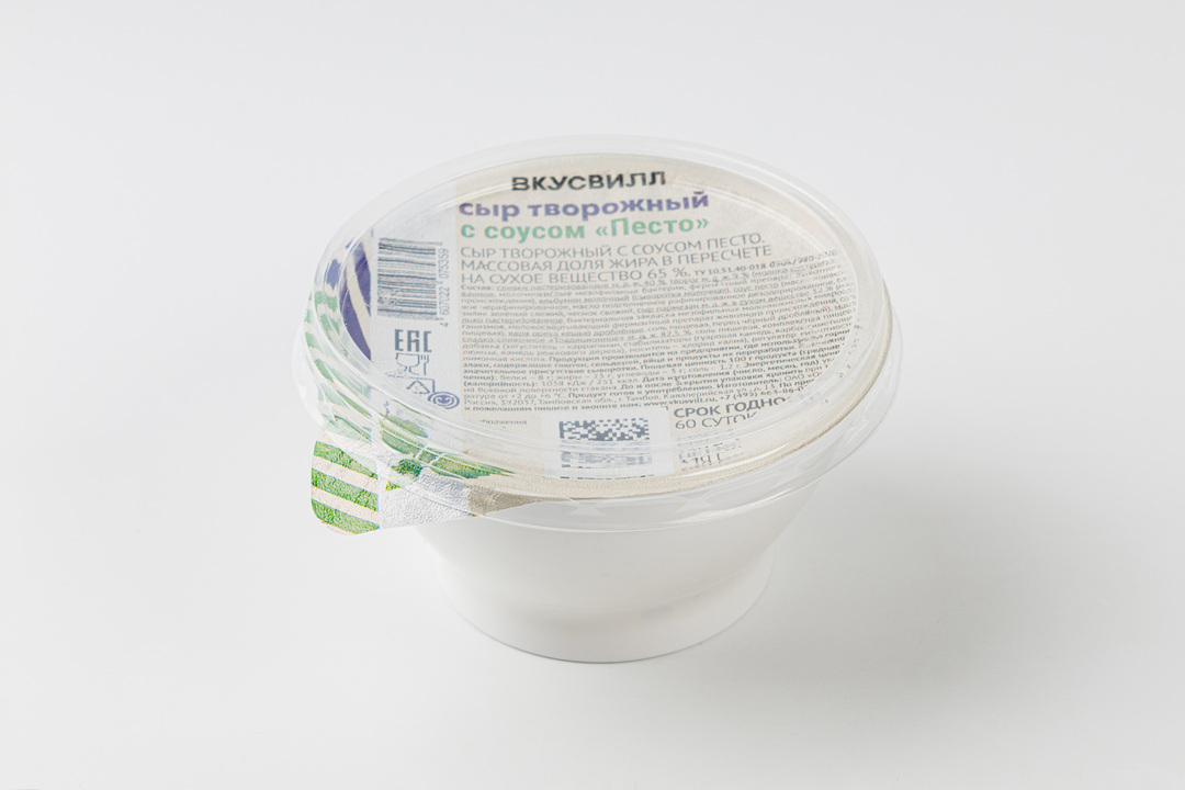 

Сыр творожный с соусом "Песто", 140 г