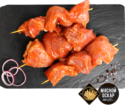 

Шашлык из свиного окорока ЛЕНТА FRESH в маринаде Грузинский, весовой