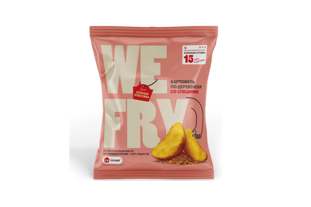 

Картофель по-деревенски Fry Me со специями Ароматная паприка 700 г