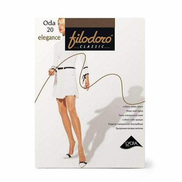 

Колготки Filodoro Oda 20 den Elegant Телесный размер 3