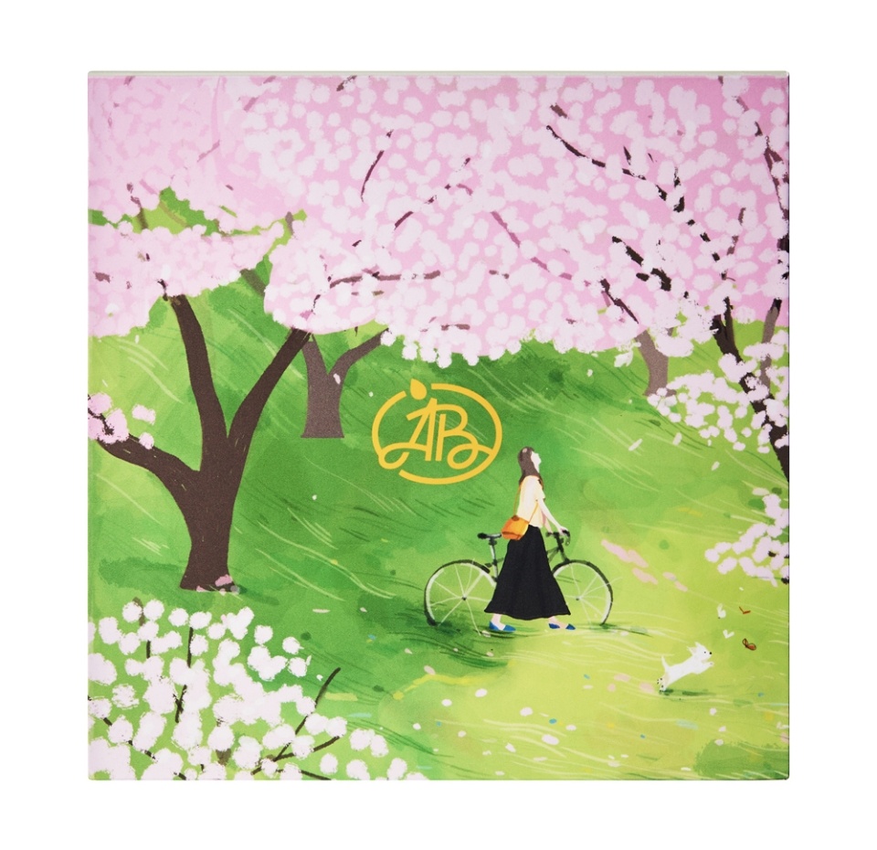 

Коробка подарочная Азбука вкуса с лентами и открыткой 27х27х10 см