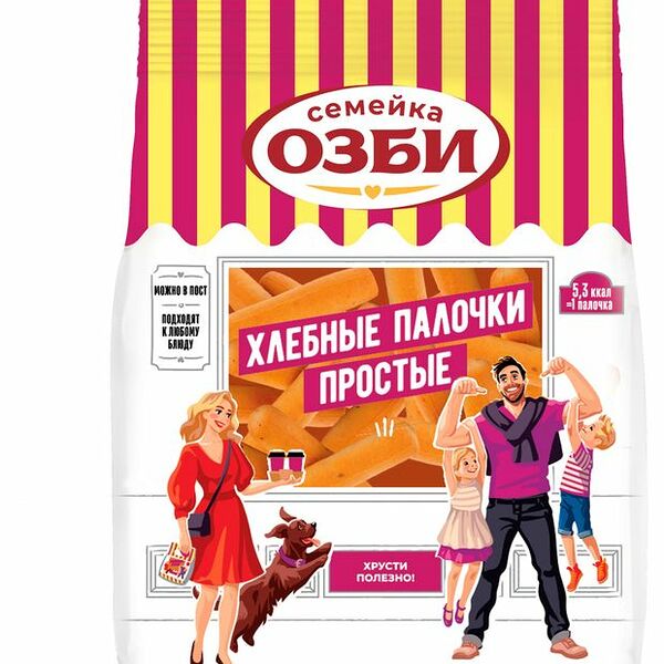 Палочки простые Семейка Озби