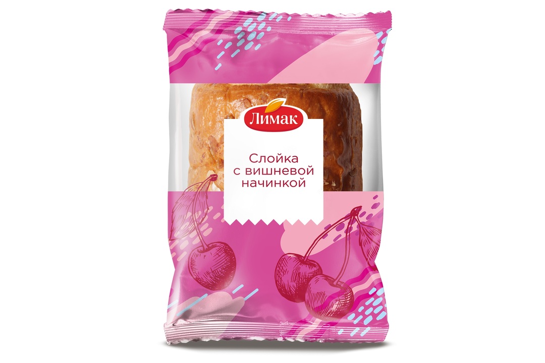 

Слойка Лимак с вишневой начинкой 60 г