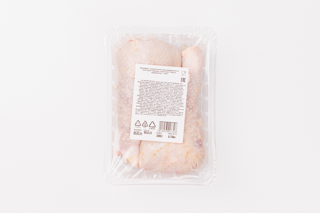 

Окорочок фаршированный с сыром вес